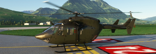 KLW News Kawsaki BK-117 green livery