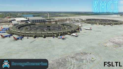 KMCI FSLTL Static Aircraft