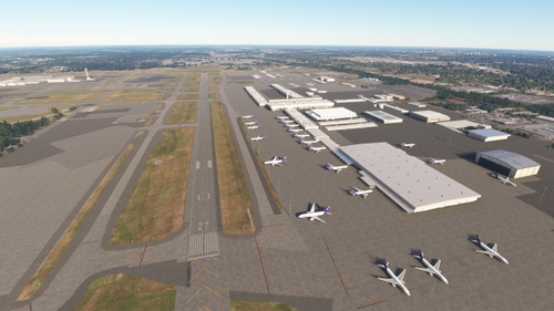 KMEM FSLTL Static Aircrafts