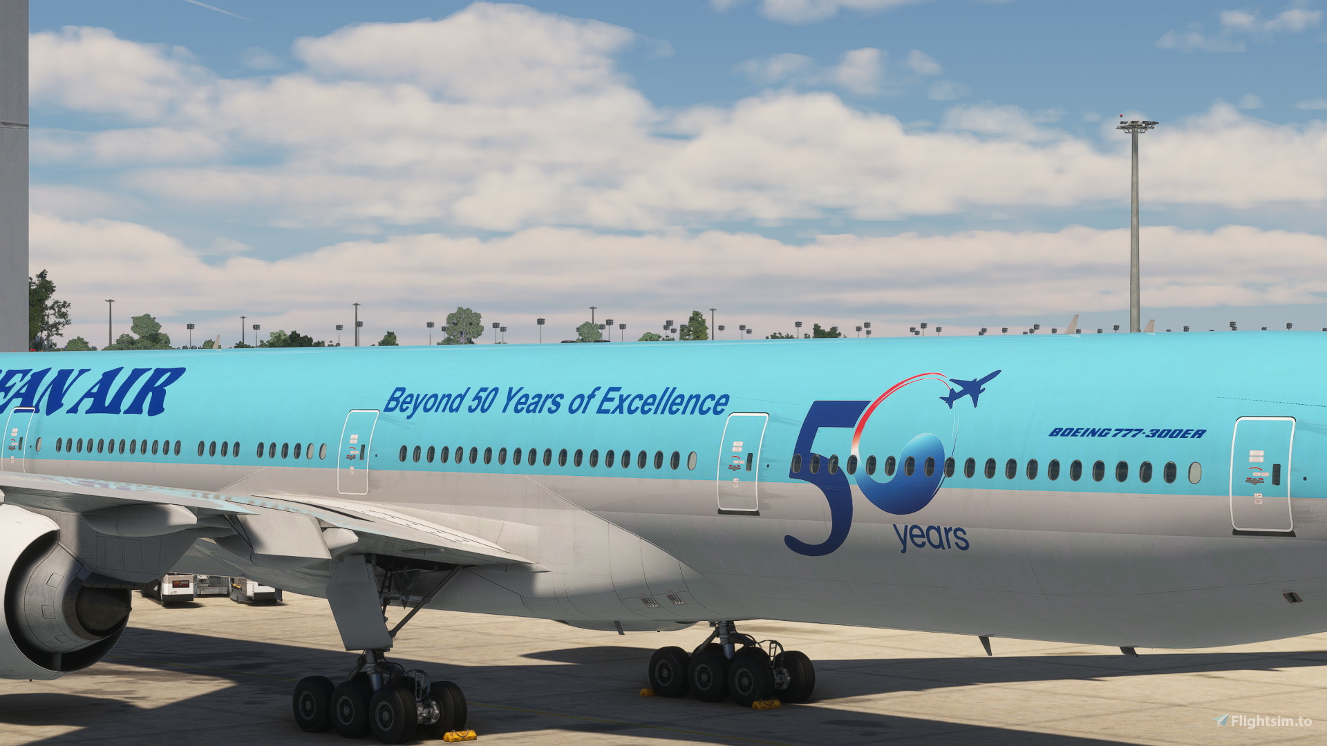 KOREAN AIR 50TH ANNIVERSARY HL8009 (with Cabin Interior