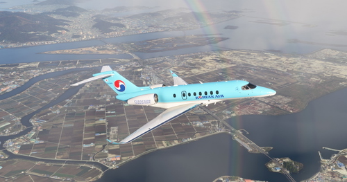 Korean Air Asobo Cessna Citation Longitude