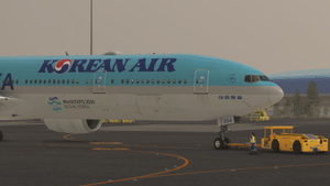 Korean Air Black Pink HL7204 (with Cabin Interior) / PMDG B777-300ER thumbnail 4