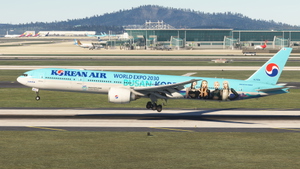Korean Air Black Pink HL7204 (with Cabin Interior) / PMDG B777-300ER thumbnail 3
