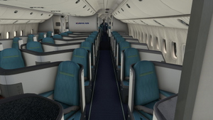 Korean Air Black Pink HL7204 (with Cabin Interior) / PMDG B777-300ER thumbnail 5