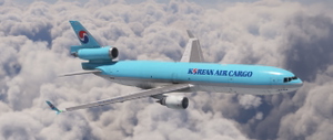 Korean Air CARGO HL7375 l TFDi Design MD-11F GE thumbnail 2