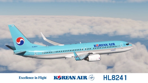 Korean Air HL8421 (with Cabin) / PMDG B737-800