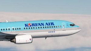 Korean Air HL8421 (with Cabin) / PMDG B737-800 thumbnail 8
