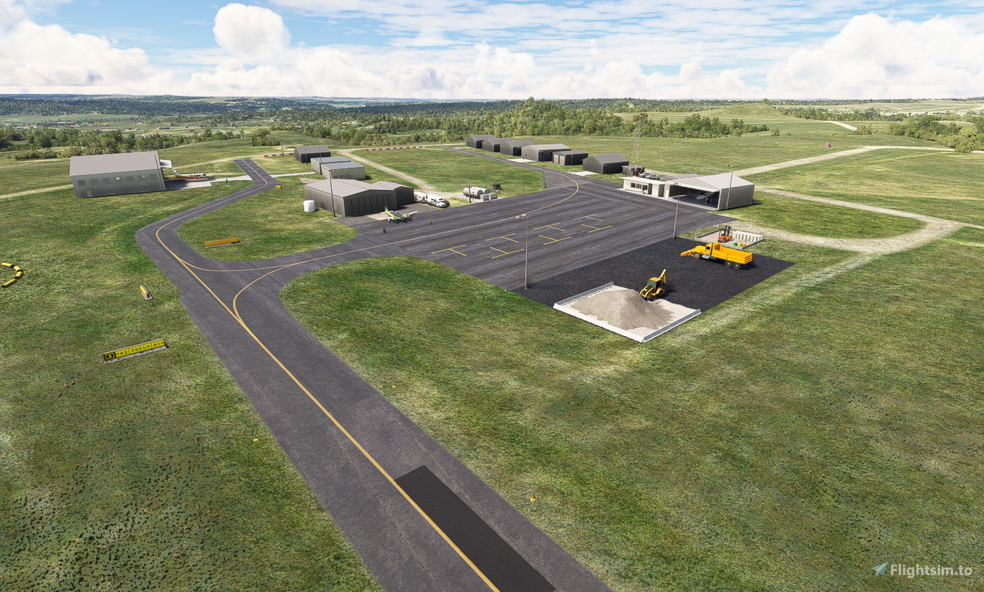 KRPX Roundup Airport (Montana USA) for Microsoft Flight Simulator MSFS