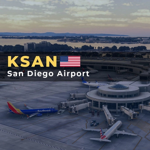 KSAN - San Diego Airport - MSFS 2024