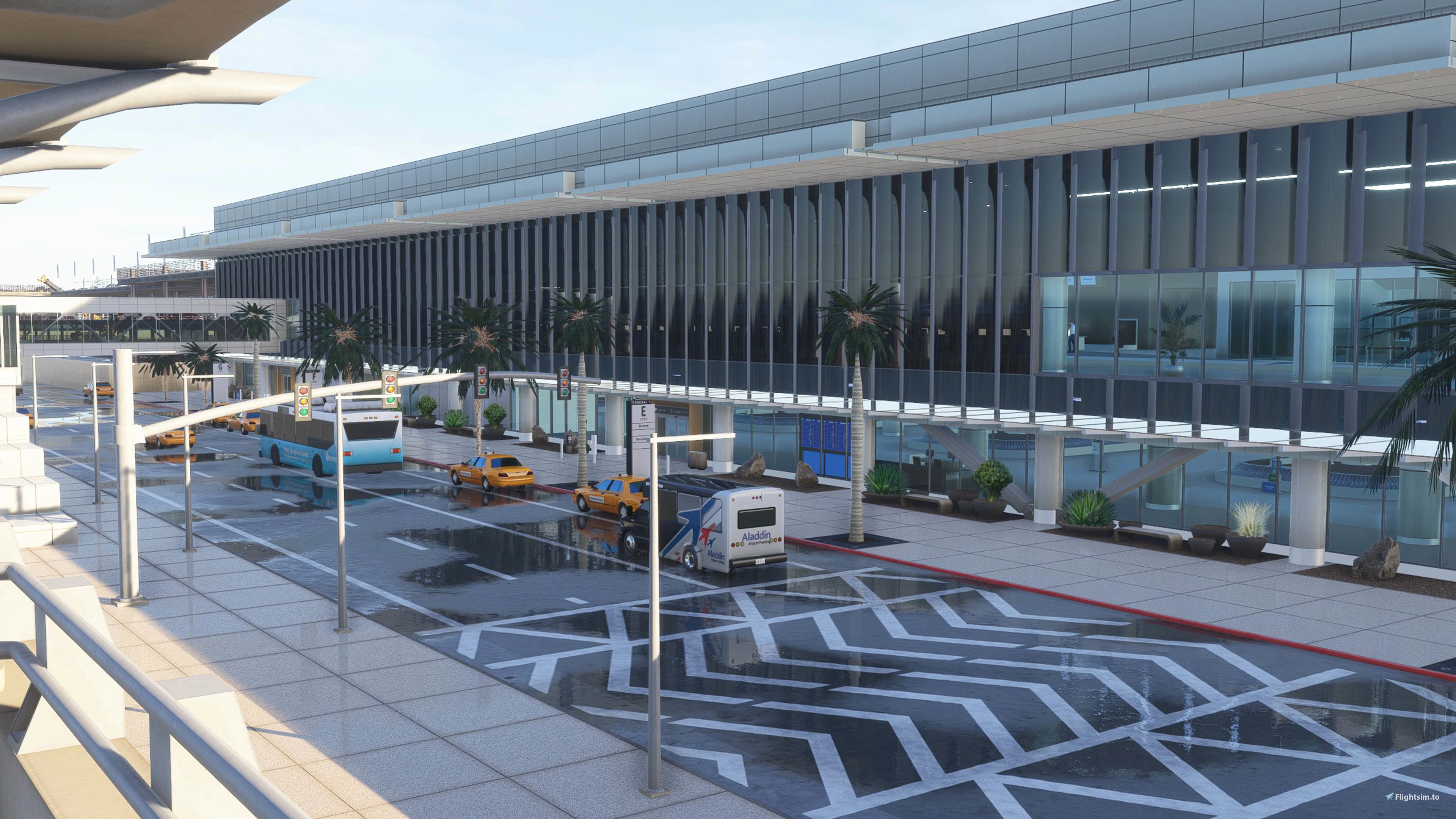 KSAN apron and gate area