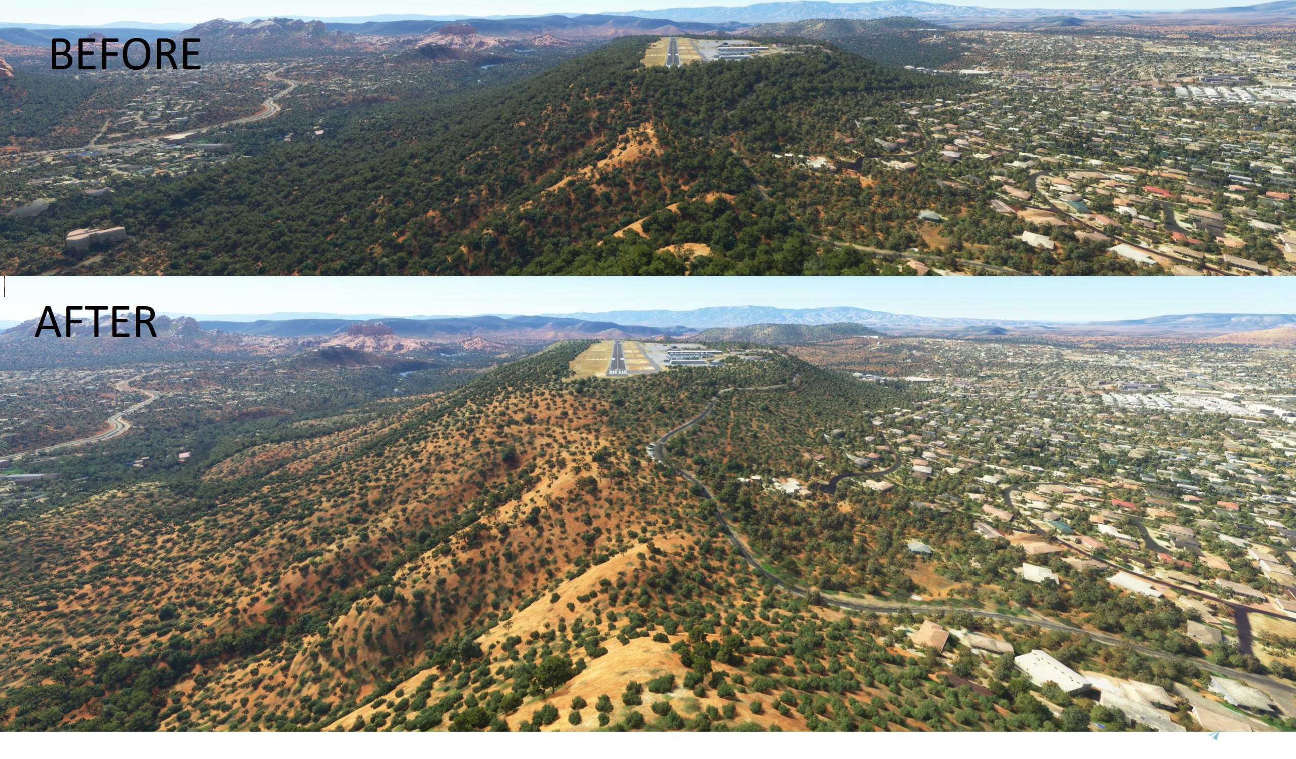 KSEZ Sedona Arizona trees/vegetation mod - Image 1