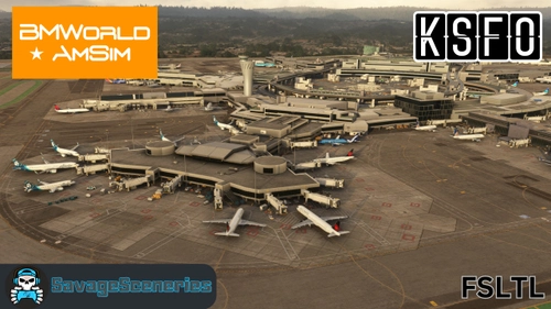 KSFO FSLTL Static Aircraft  [BMWorld]