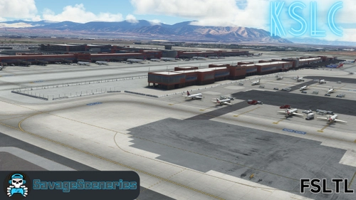 KSLC FSLTL Static Aircraft