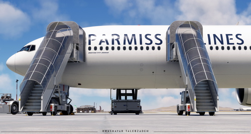[KT] PMDG Boeing 777-300 ER Parmiss Airlines (EP-GBB)