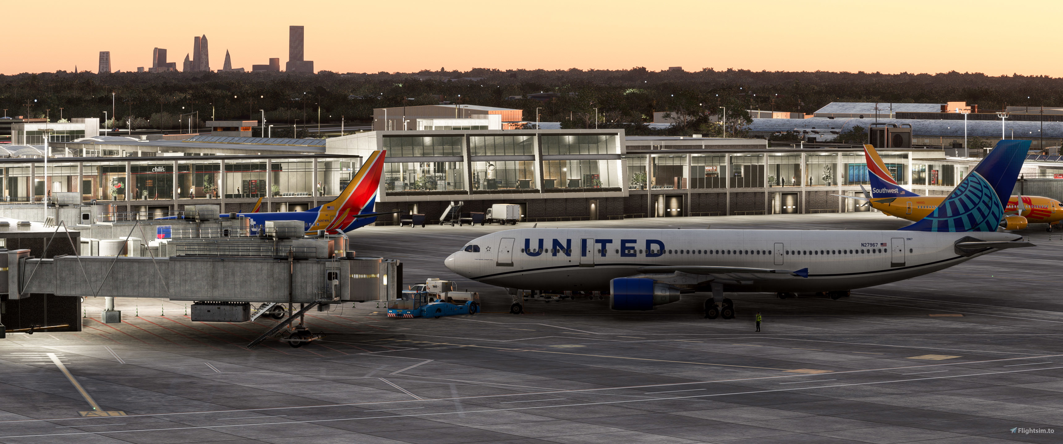 FLY2HIGH KTUL Tulsa International Airport MSFS2020 For Microsoft 