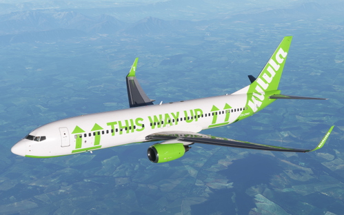 Kulula.com Boeing 737-800 PMDG BW ZS-ZWO This Way Up