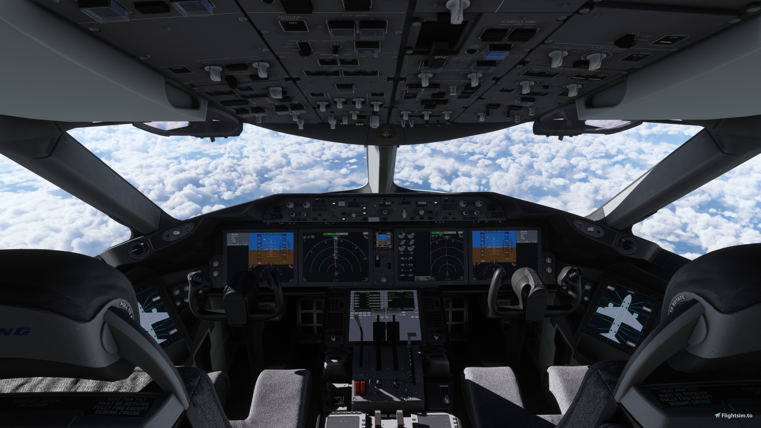 KURO 787 Realistic Cockpit Textures  V2 - Image 1