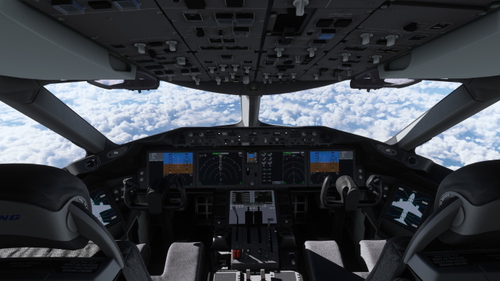 KURO 787 Realistic Cockpit Textures V2