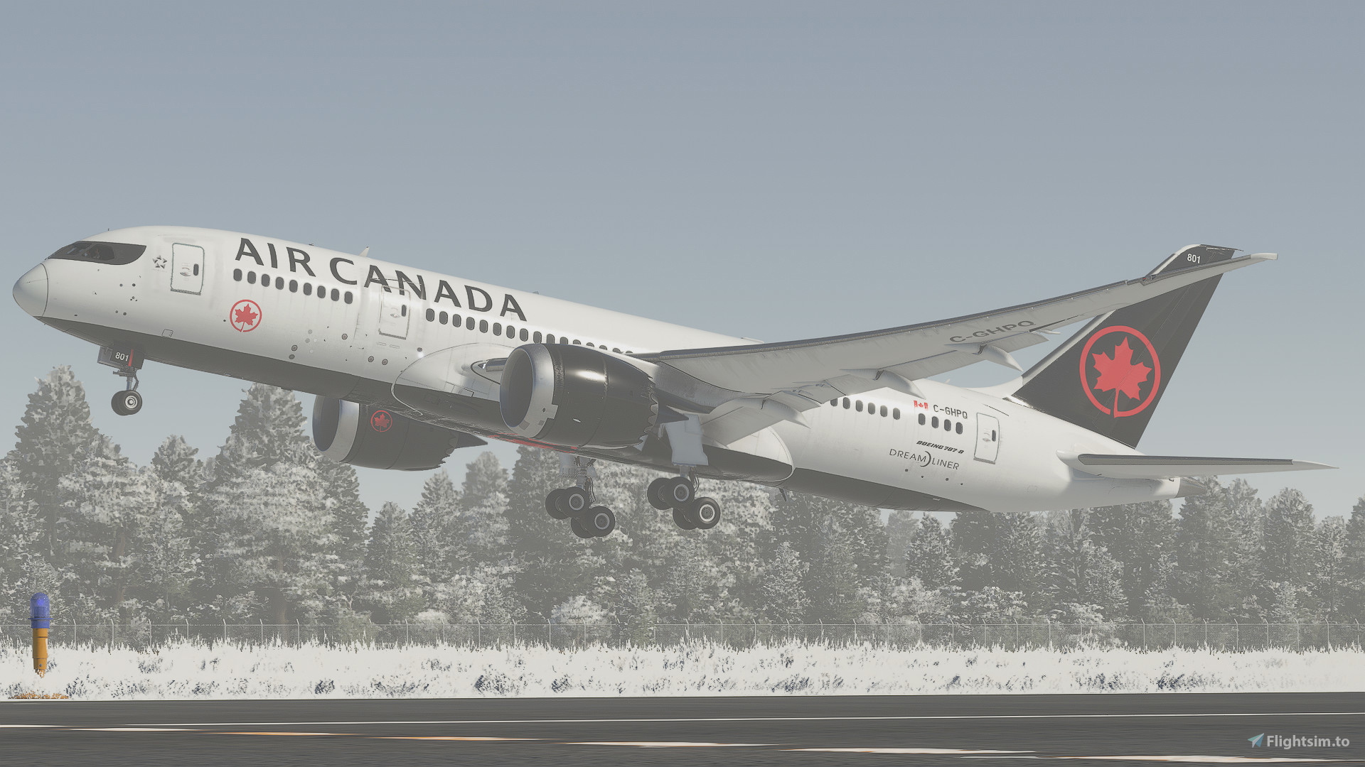 Kuro B787-8 v2 - Air Canada C-GHPQ (New) for Microsoft Flight 