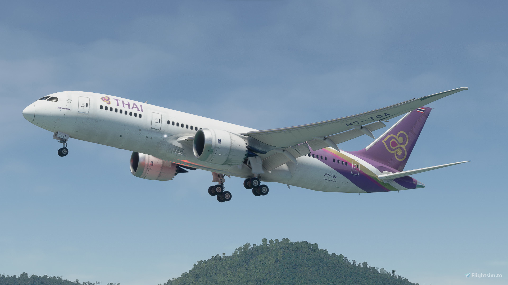 THAI航空 Boeing 787-8 Dreamliner 1/500 Boeing 787-8 Dreamliner Thai Airways | Modelsnavigator.com