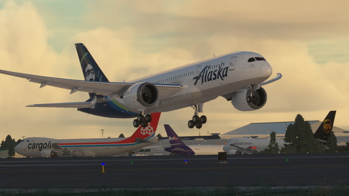 Kuro Boeing 787-8 Alaska Airlines 8K