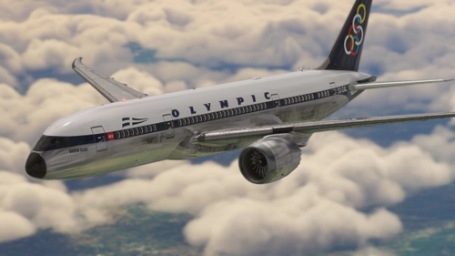 Kuro Boeing 787-8 Olympic Airways Vintage