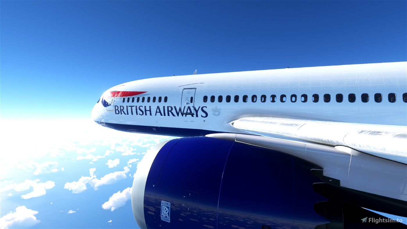 Kuro Boeing 787-8 British Airways G-ZBJA for Microsoft Flight Simulator ...
