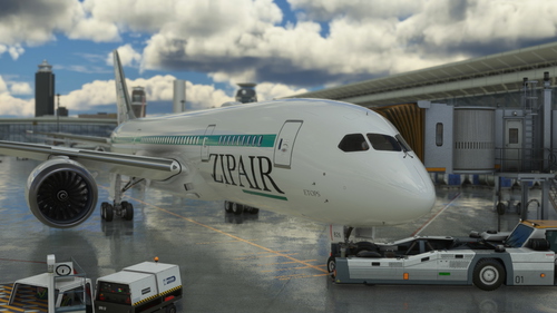 Kuro Boeing B787-8 [V2] ZIPAIR Tokyo Pack | 4K