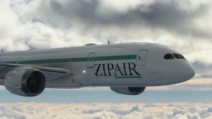 Kuro Boeing B787-8 [V2] ZIPAIR Tokyo Pack | 4K thumbnail 11