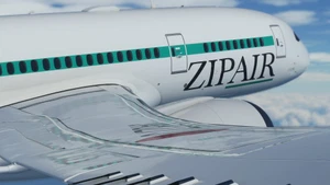 Kuro Boeing B787-8 [V2] ZIPAIR Tokyo Pack | 4K thumbnail 8