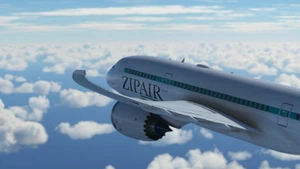 Kuro Boeing B787-8 [V2] ZIPAIR Tokyo Pack | 4K thumbnail 13