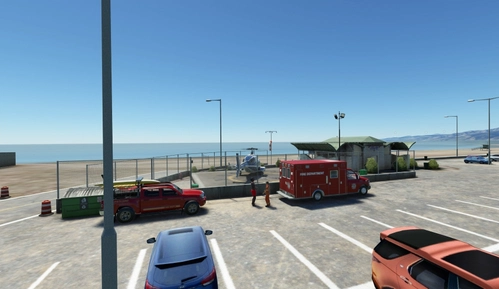 LA COUNTY LIFEGUARD STATION HELIPAD
