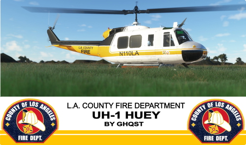 𝗢𝗨𝗧𝗗𝗔𝗧𝗘𝗗 L.A. Fire Department UH-1