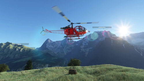 lama-sa 315 HB-XTM BOHAG helicopter