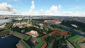 Landmarks of Saint-Petersburg and ULLY airfield and ULLQ helipad thumbnail 22