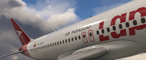 LAPSA  HC-BUM | 1995 Fuselage/Cabin in 8k for Fenix Simulation A320v2
