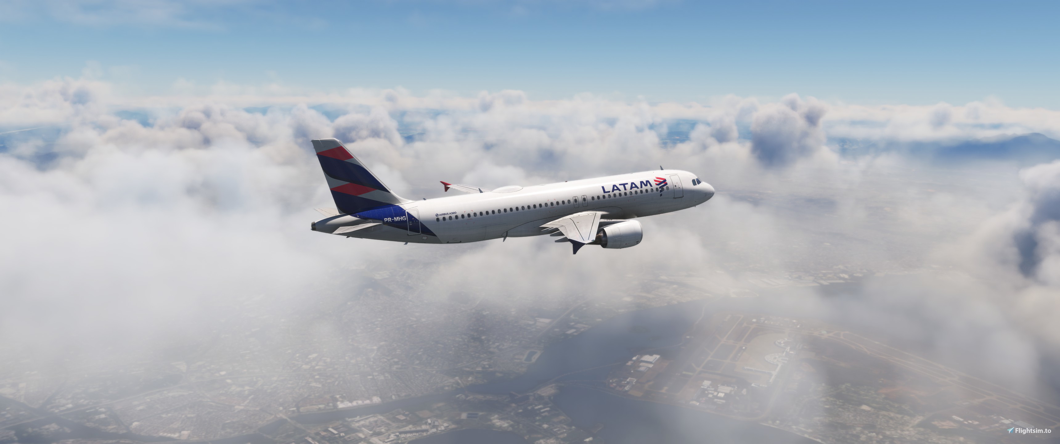 LATAM Airlines Brasil (PR-MHG) | Fenix Airbus A320 v2 (CFM) | 4K + Custom Cabin and Cockpit - Image 1