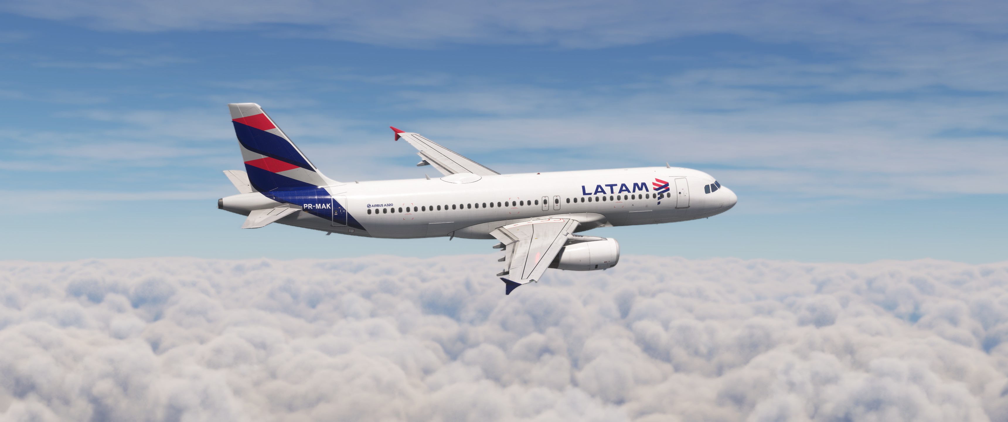 LATAM Airlines Brasil (Full Pack) | Fenix Airbus A320 v2 (IAE) | 4K + Custom Cabin and Cockpit - Image 1