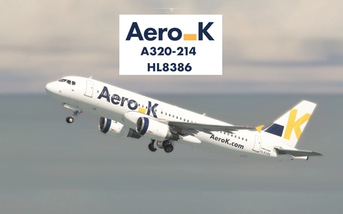LatinVFR A320ceo Aero-K HL8386 8K