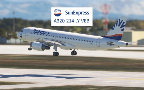 LatinVFR A320ceo SunExpress (LY-VEB) 8K