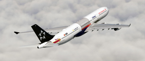 LatinVFR A340-300 Air Canada Star Alliance scheme – C-FYLD