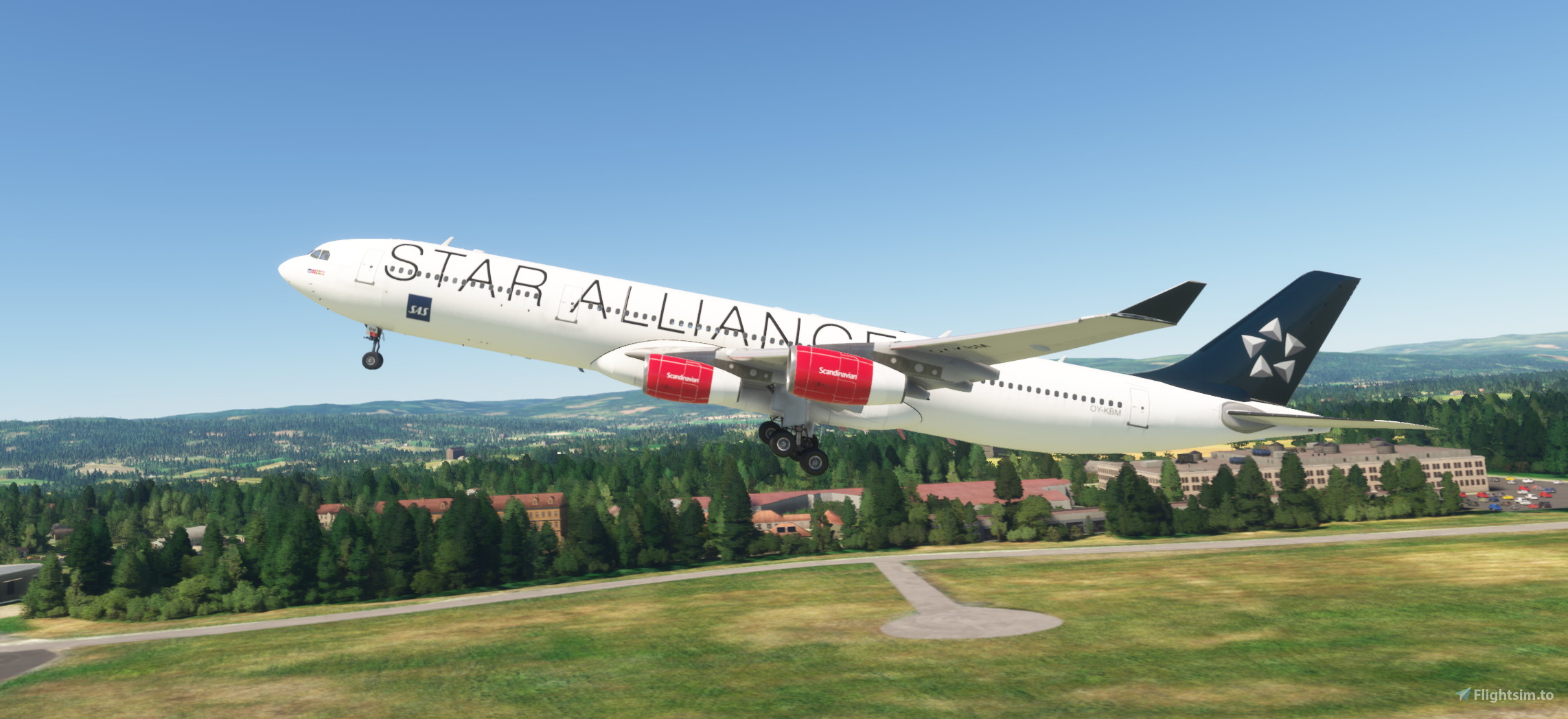 LatinVFR A340-300 Scandinavian Airlines (Star Alliance) OY-KBM