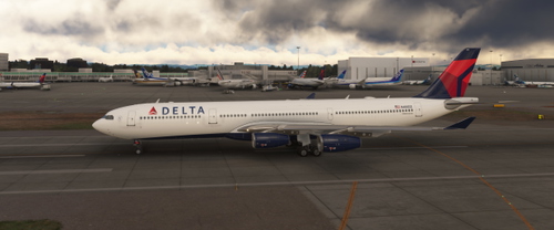 LatinVFR A340 Delta Airlines |DAL| Fictional | Requested
