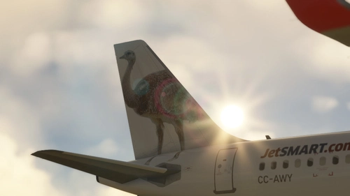 LatinVFR Airbus A321neo PW JetSMART CC-AWY (Ñandu)