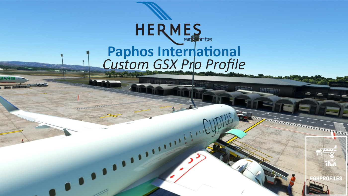 LCPH (Paphos Intl. Airport, Cyprus) GSX Profile - (MXIDESIGN) - Image 1