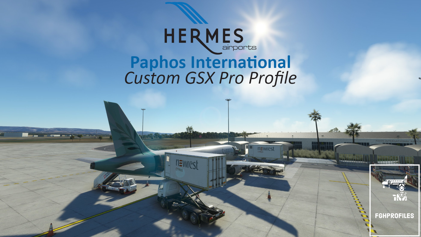 LCPH (Paphos Intl. Airport, Cyprus) GSX Profile - (CHAK991 freeware) - Image 1
