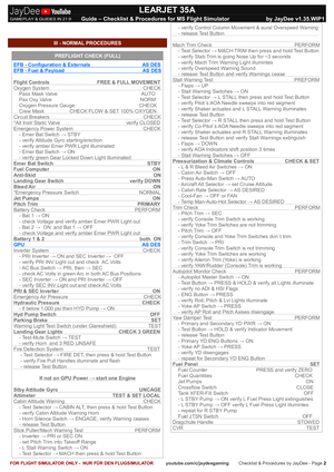 Learjet 35A - Checklist & Procedures thumbnail 2