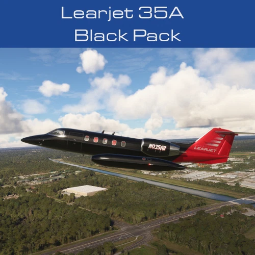Learjet 35A Black Pack