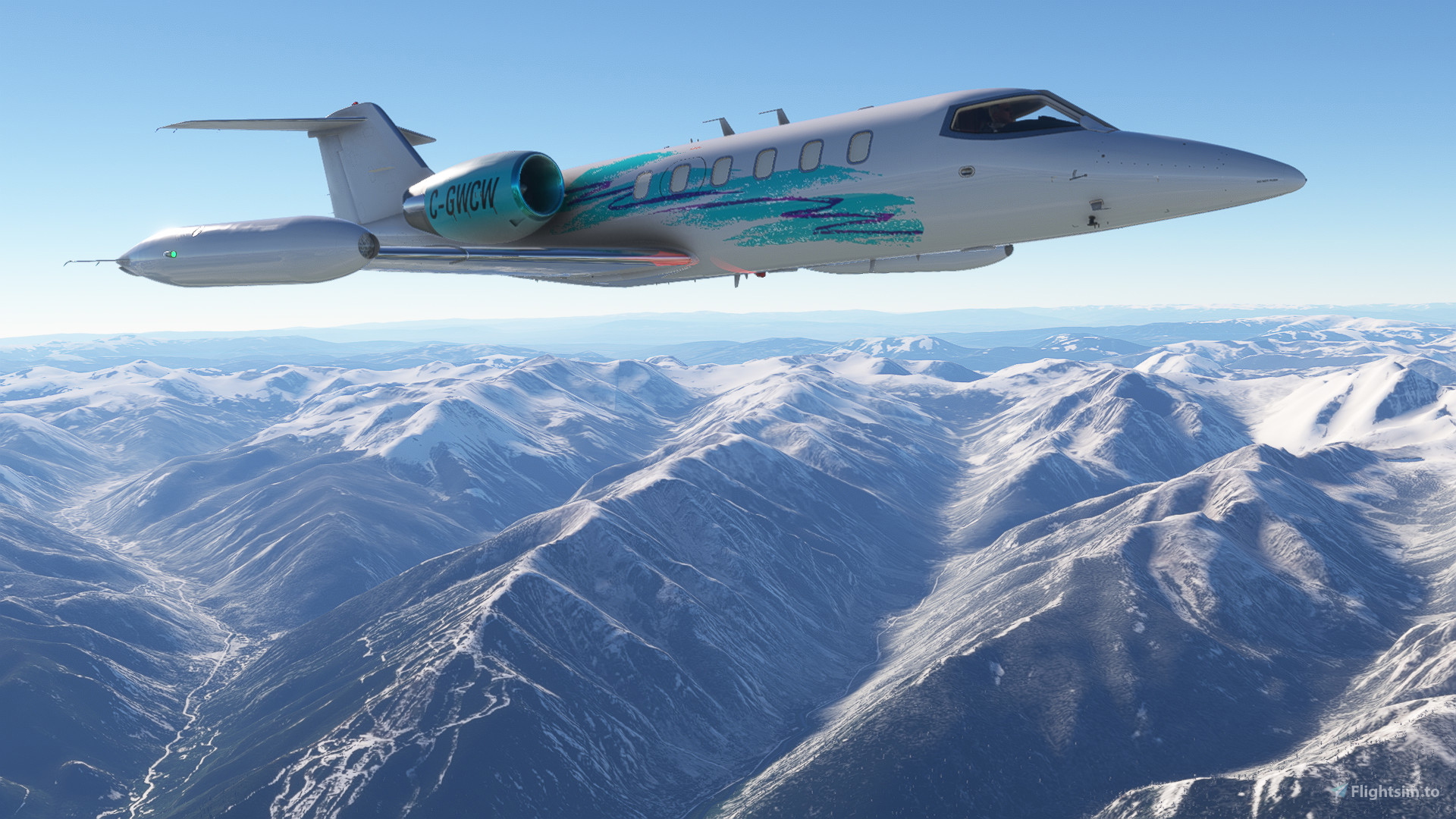 クラシック Jazz Flight Learjet 35a Jazz C-GWCW for Microsoft Flight Simulator | MSFS