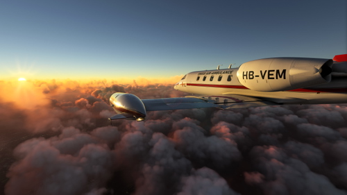 Learjet 35a Rega HB-VEM
